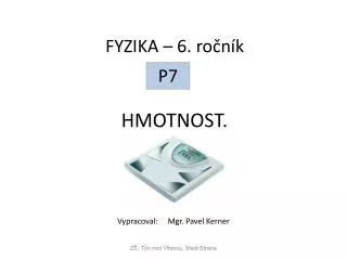hmotnost