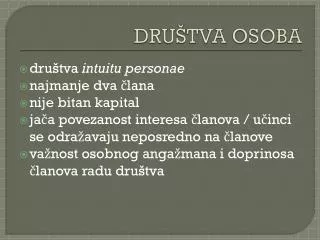 dru tva osoba