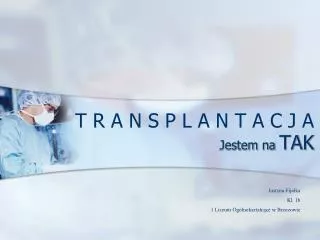 t r a n s p l a n t a c j a