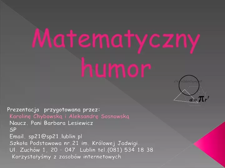 matematyczny humor