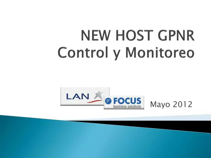 new host gpnr control y monitoreo