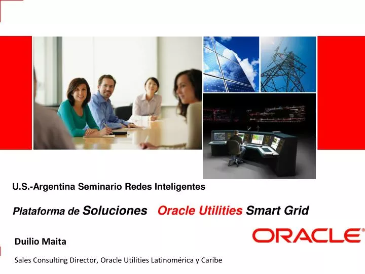 u s argentina seminario redes inteligentes plataforma de soluciones oracle utilities smart grid