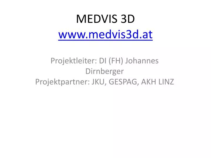 medvis 3d www medvis3d at