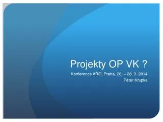 projekty op vk