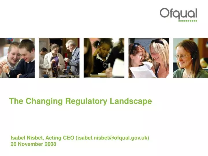 the changing regulatory landscape