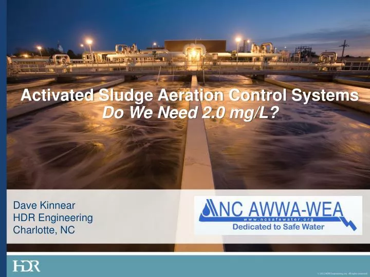 activated sludge aeration control systems do we need 2 0 mg l