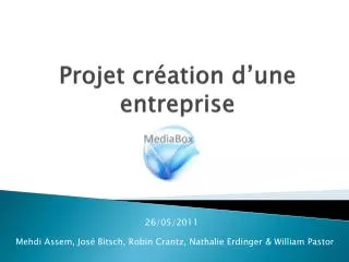 projet c r ation d une entreprise