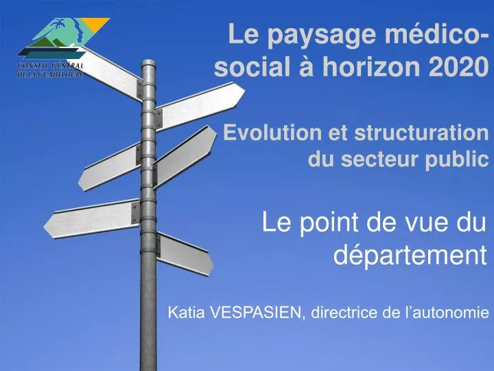 le paysage m dico social horizon 2020 evolution et structuration du secteur public