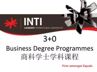 3+0 Business Degree Programmes ????????