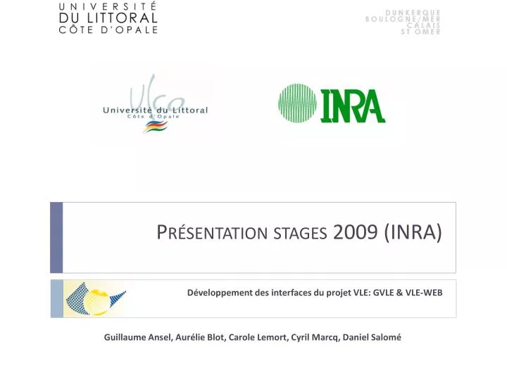 pr sentation stages 2009 inra