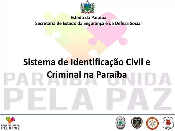 sistema de identifica o civil e criminal na para ba