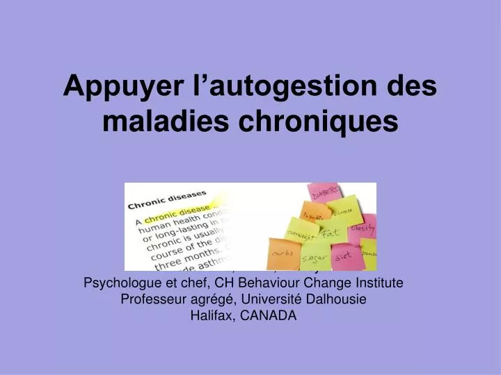 appuyer l autogestion des maladies chroniques