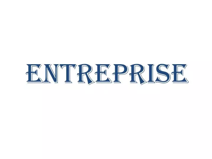 entreprise