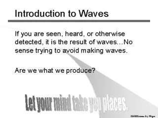 PPT - Waves, Sound, And Light PowerPoint Presentation, Free Download ...