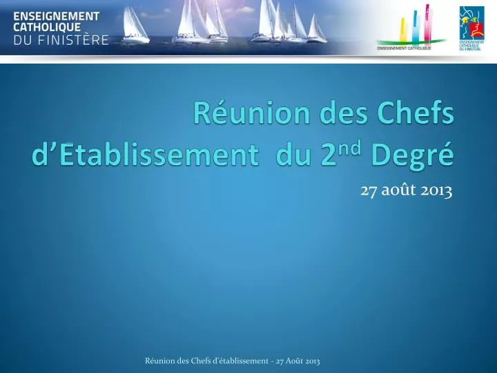 r union des chefs d etablissement du 2 nd degr