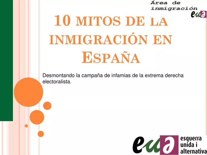 10 mitos de la inmigraci n en espa a