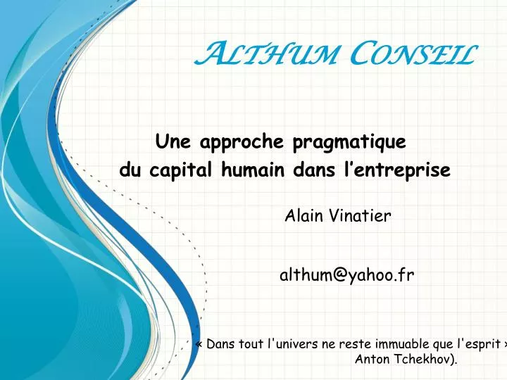 althum conseil