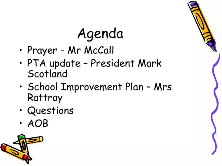 agenda