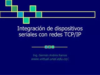 integraci n de dispositivos seriales con redes tcp ip