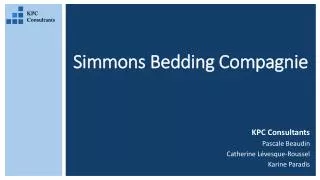 simmons bedding compagnie