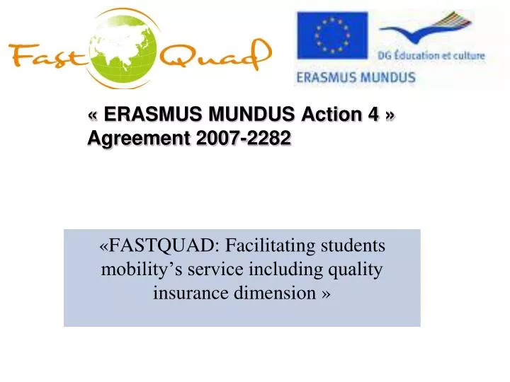 erasmus mundus action 4 agreement 2007 2282