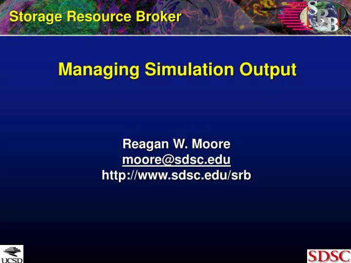 managing simulation output