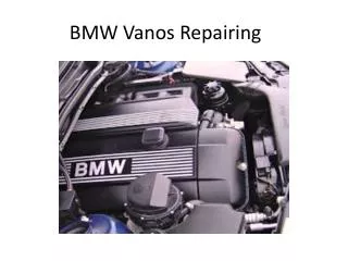 BMW Vanos Repairing with Great Deal
