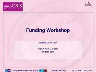 Funding Workshop