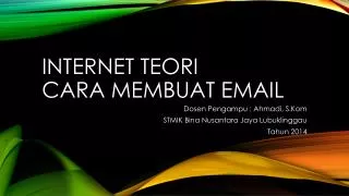 internet teori cara membuat email