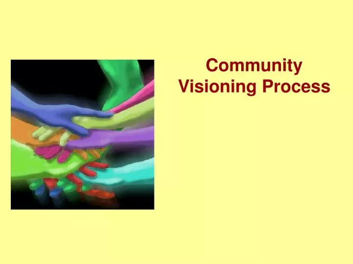 community visioning process