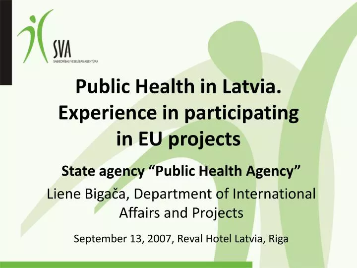 public health in latvia experience in participating in eu projects