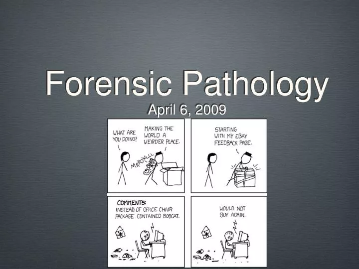 forensic pathology