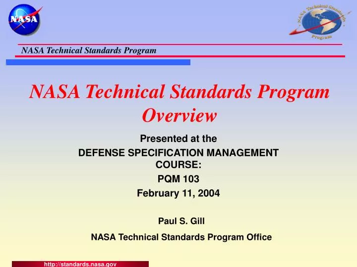 nasa technical standards program overview