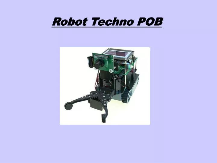 robot techno pob