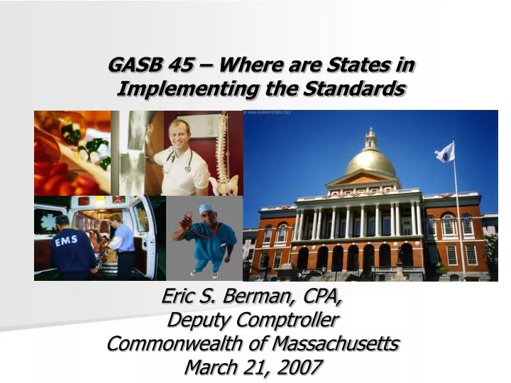 gasb 45 where are states in implementing the standards