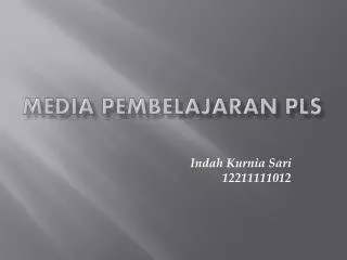 media pembelajaran pls