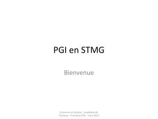 pgi en stmg