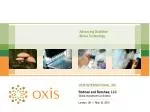 OXIS: Advancing Health Innovations | Scientific Conference Update - slide 1