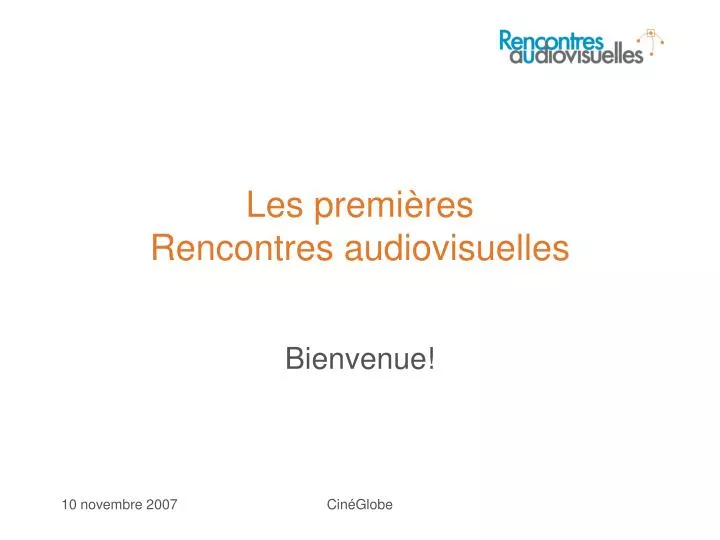 les premi res rencontres audiovisuelles