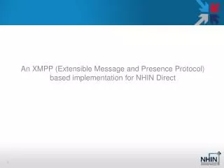 An XMPP (Extensible Message and Presence Protocol) based implementation for NHIN Direct