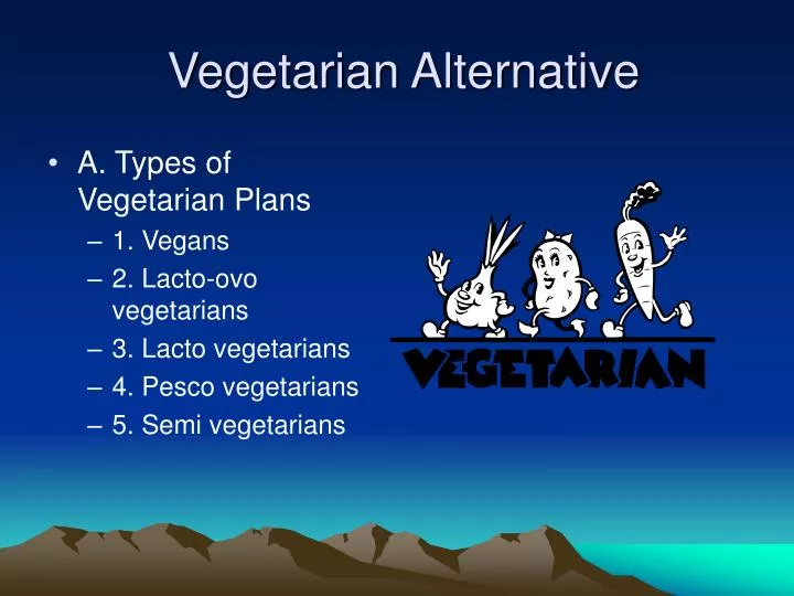 vegetarian alternative