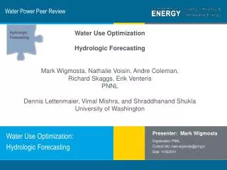 Water Power Peer Review