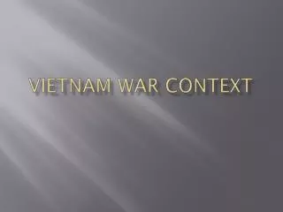 Vietnam war context