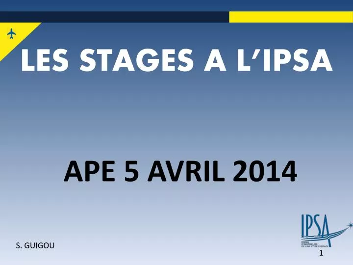 ape 5 avril 2014