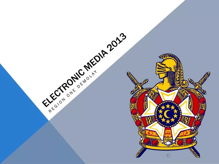 electronic media 2013