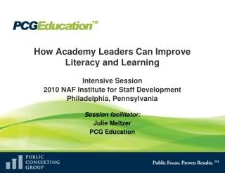 How Academy Leaders Can Improve Literacy and Learning