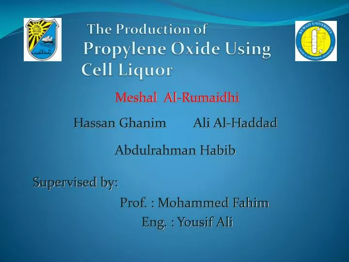 the production of propylene oxide using cell liquor