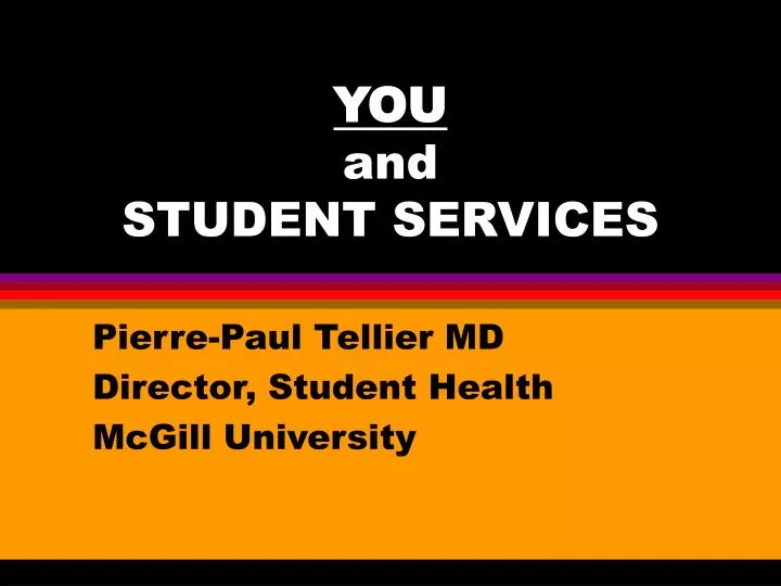 you and student services
