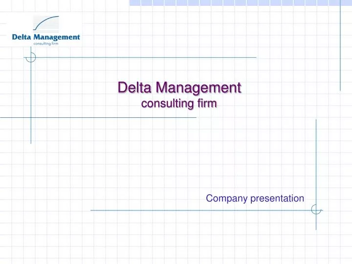 delta management consulting firm
