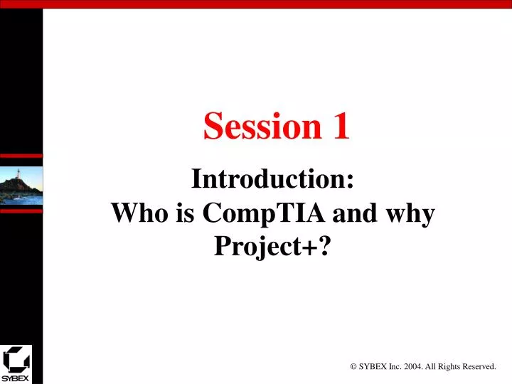 introduction who is comptia and why project